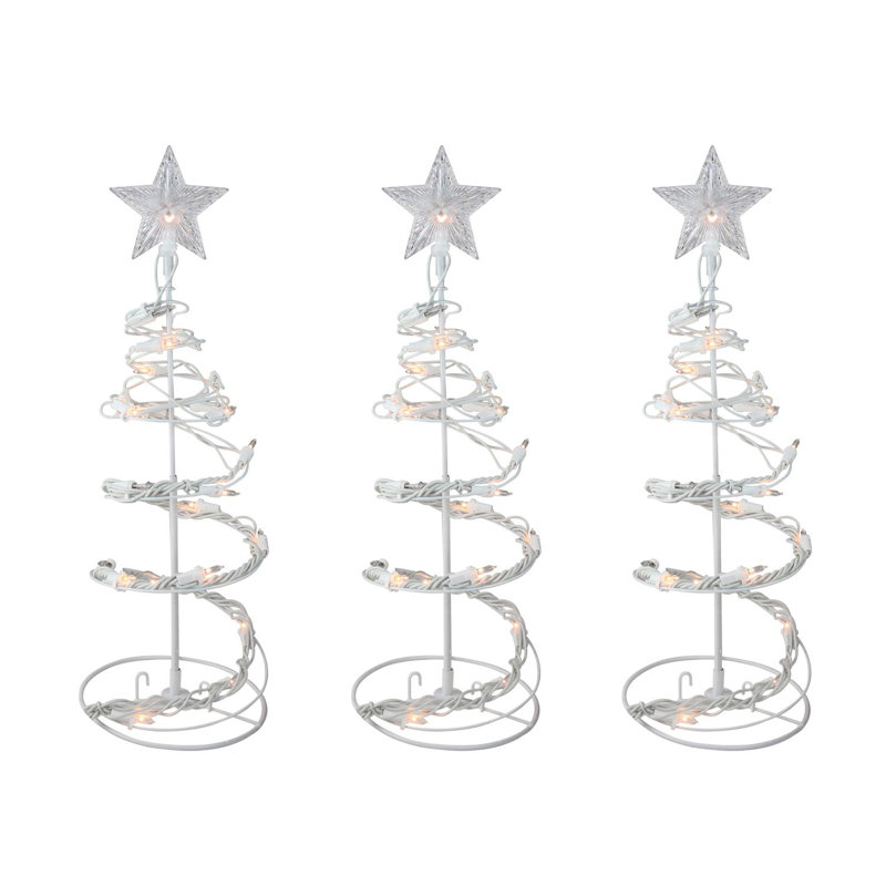 Décoration de Noël blanche 18 "