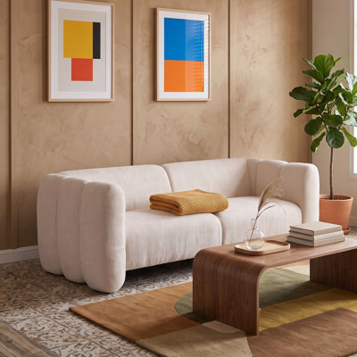 3-Seater Upholstered Sofa for Living Rooms and Bedrooms