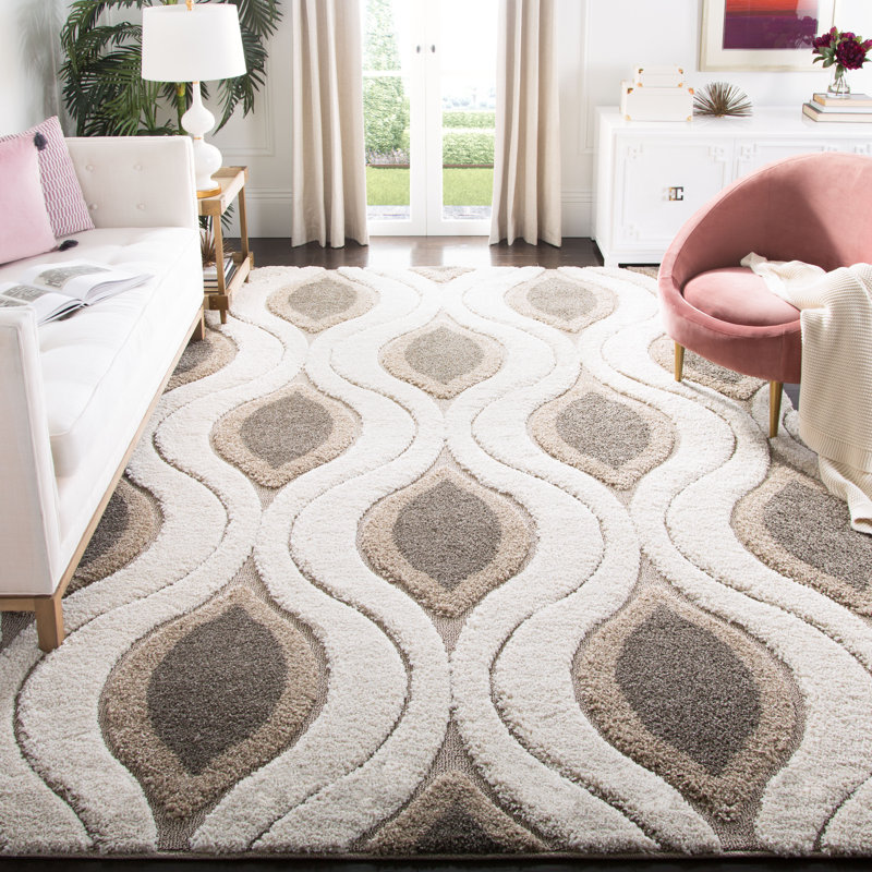 Bryer Shag Performance Geometric Rug, Rectangle 6' x 9'