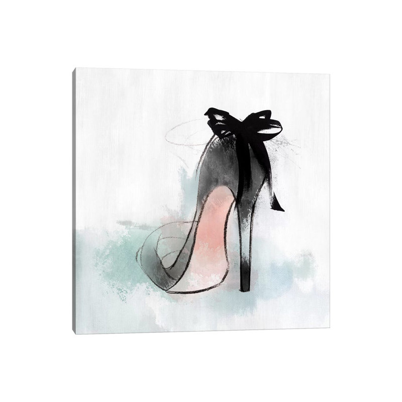 Ribbon Heel by Isabelle Z - Print on Canvas, Wrapped Canvas, 30.48 cm H x 30.48 cm W