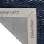 Tapis rayé bleu en laine / viscose Rectangle Valley-89957663