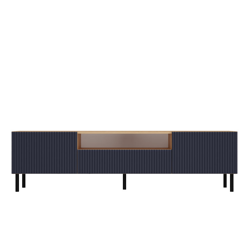 Thompsons Unfinished TV Stand for TVs up to 65", Blue