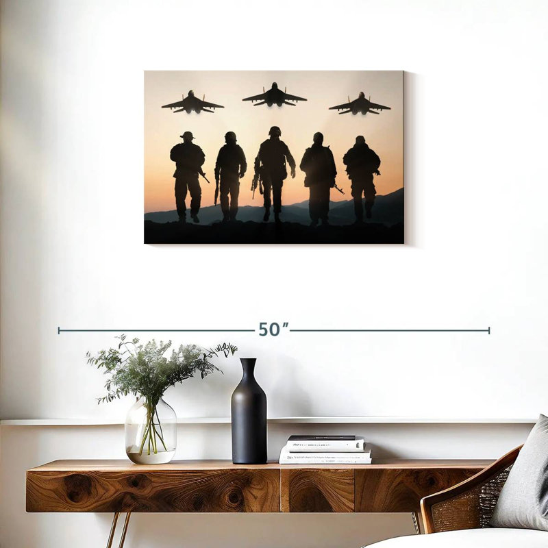 Air Force Silhouettes, H 20 po x l 30 po