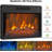 Electric Fireplace TV Stand for TVs up to 65 Inch, Entertainment Center with 23" Electric Fireplace Remote Control