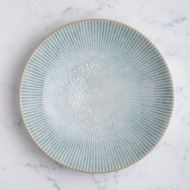 Assiette creuse en wok Paros-Aqua