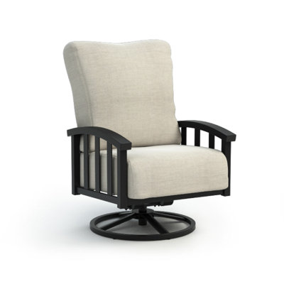 Chaise de patio pivotante avec coussins Liberty