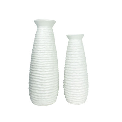 Cylinder Ceramic Table Vase Set