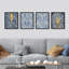 Ensemble de 4 reproductions de cadres photo 4 pièces-97770370-97770371