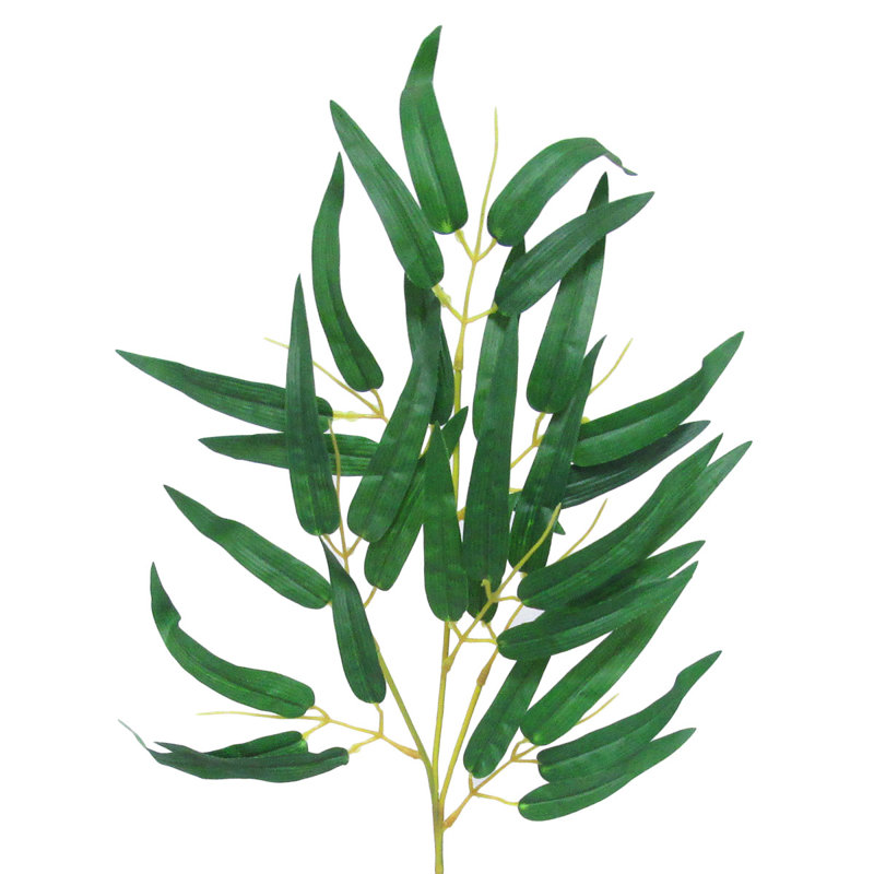 Vaporisateur de bambou artificiel 24 po 24 po, vert
