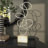 Herard Metal Swirl Abstract Decorative Silver Sculpture-1109632343