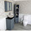 Scroggins 515mm Single Bathroom Vanity with Vessel Stone Basin-828653937-828653942