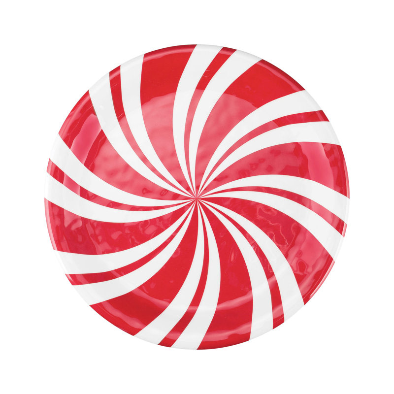 Peppermint, 9" Melamine Plate S6
