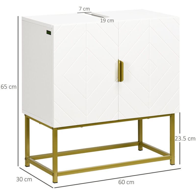 Annadell 60cm Single Bathroom Vanity Base Only
