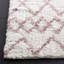 Tapis géométrique ivoire / rose clair Allandy-1535051044