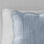 Ensemble de literie réversible Elegant Blue, courtepointe et taies décoratives en microfibre, style maison de campagne