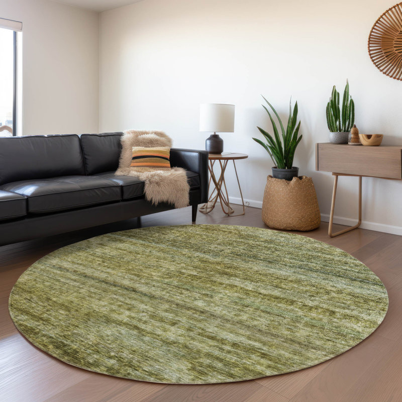 Tapis intérieur / extérieur vert Terrae , 2'3" x 7'6"