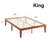 Solid Wood Platform Pine Bed With Wooden Slats No Box Spring Needed Easy Assembly 12 Inch-40085713-51298252