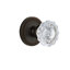 Grandeur Newport Rosette Pasage with Versailles Crystal Door Knob