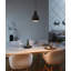 Faxon 1 - Light Black/White Bowl Pendant