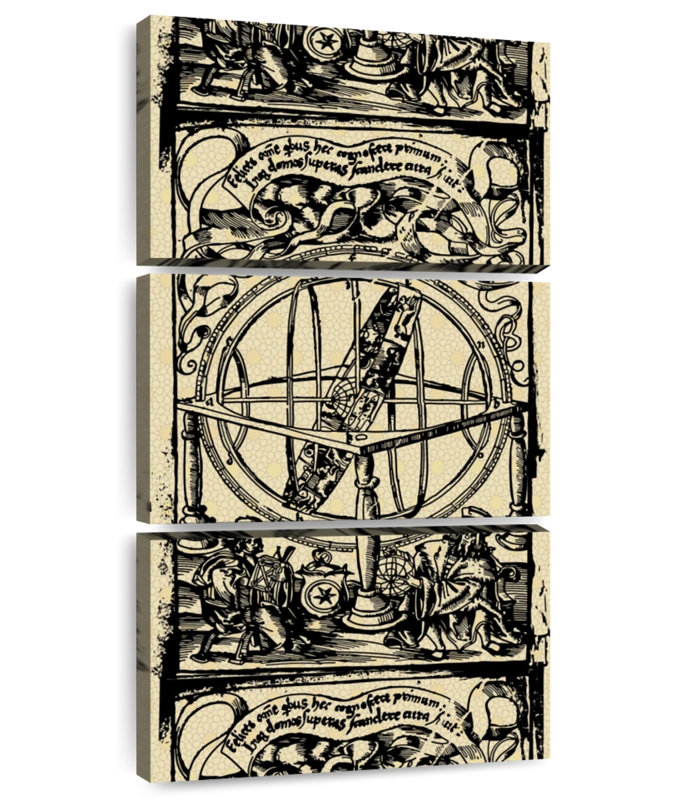 Ancient Scientists, 80" H x 39" W