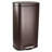 3-piece Trash Bin Set, Stainless Steel Step Bins, Slow Close, Matte Bronze