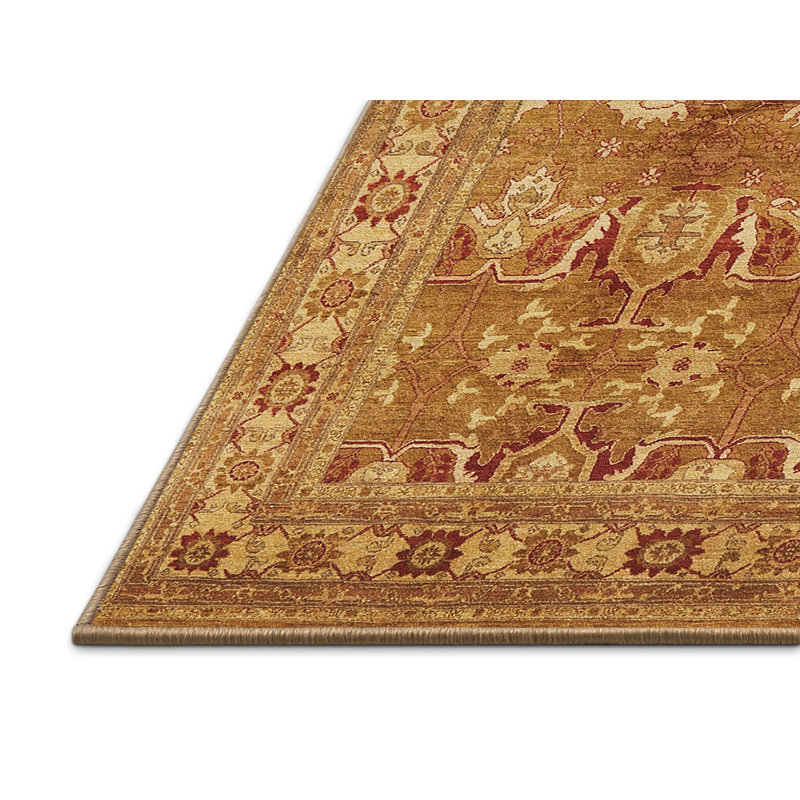 Tapis oriental brun / rouge, Rectangle 3 pi x 5 pi