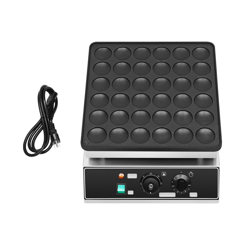 Gaufrier 1000W antiadhésif