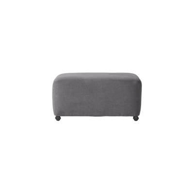 Summertown 36" Rectangle Standard Ottoman by Ebern Designs