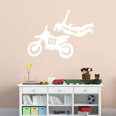 Adhésif décoratif «Dirt Bike Rider»