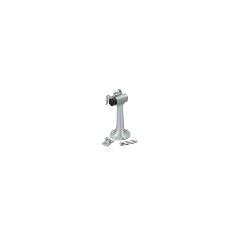 Door Stop, Brushed Chrome