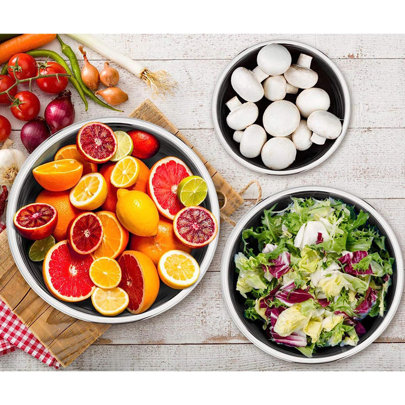 Stainless Steel Mixing Bowls, Multicolor