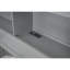 Lit plateforme moderne gris avec rangement, bois de pin et MDF pour un usage familial