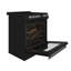 Ensemble de cuisine FORNO 3 pièces de qualité supérieure - gamme noire espresso 30 po Leonardo, réfrigérateur congélateur inférieur 31 po, lave-vaisselle encastré noir 24 po-126557836