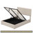 Upholstered Linen Standard Bed-192441464-192441465