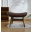 Fauteuil à oreilles et repose-pieds Jeyshan-795056318