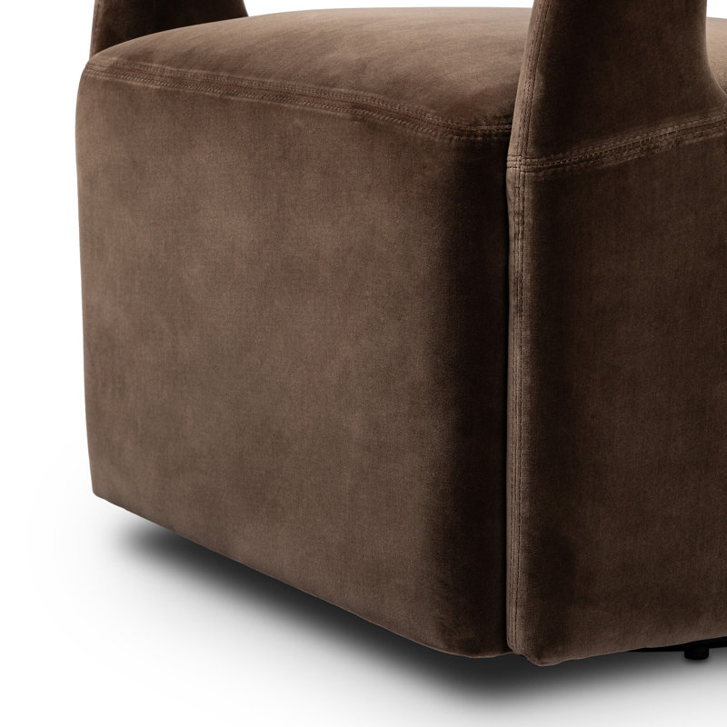 Hawkins Swivel Armchair, Surrey Mink Cotton Blend