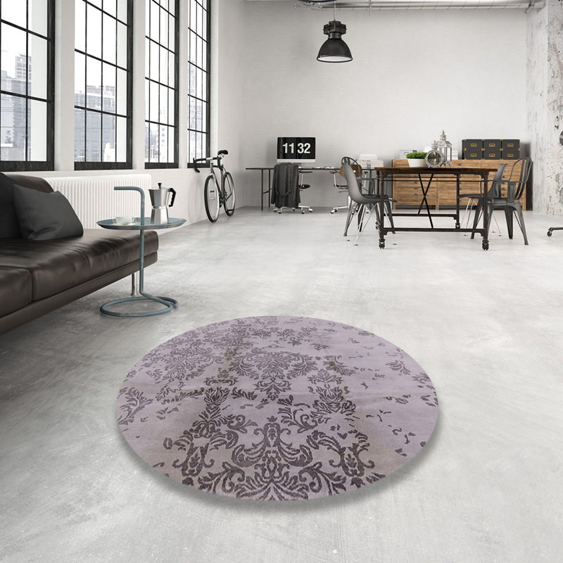Harriette Oriental Indoor Rug, Round 7'