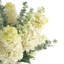 Traditional Thistle Hydrangea and Lilac Arrangement in Glass Vase with Rope Accent-83631000