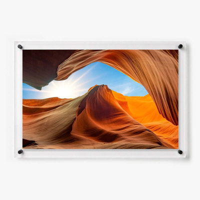 Reproduction d'art acrylique Canyon Glow - 36 po x 24 po