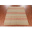 Tapis rayé en jute kilim 10 x 11