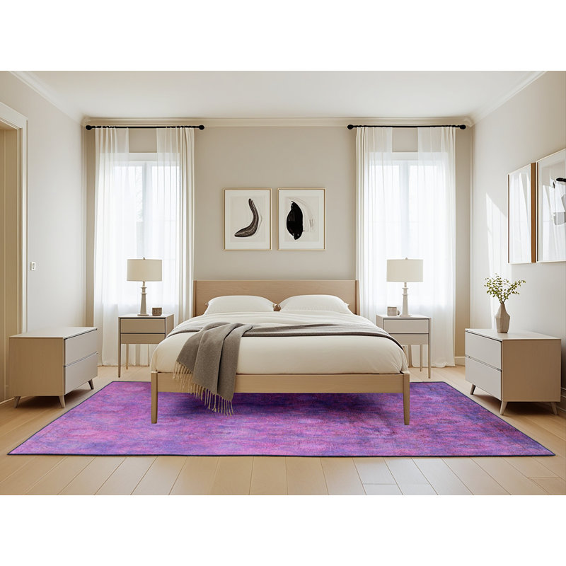 Anitrice Geometric Indoor Rug, Rectangle 5' x 8'
