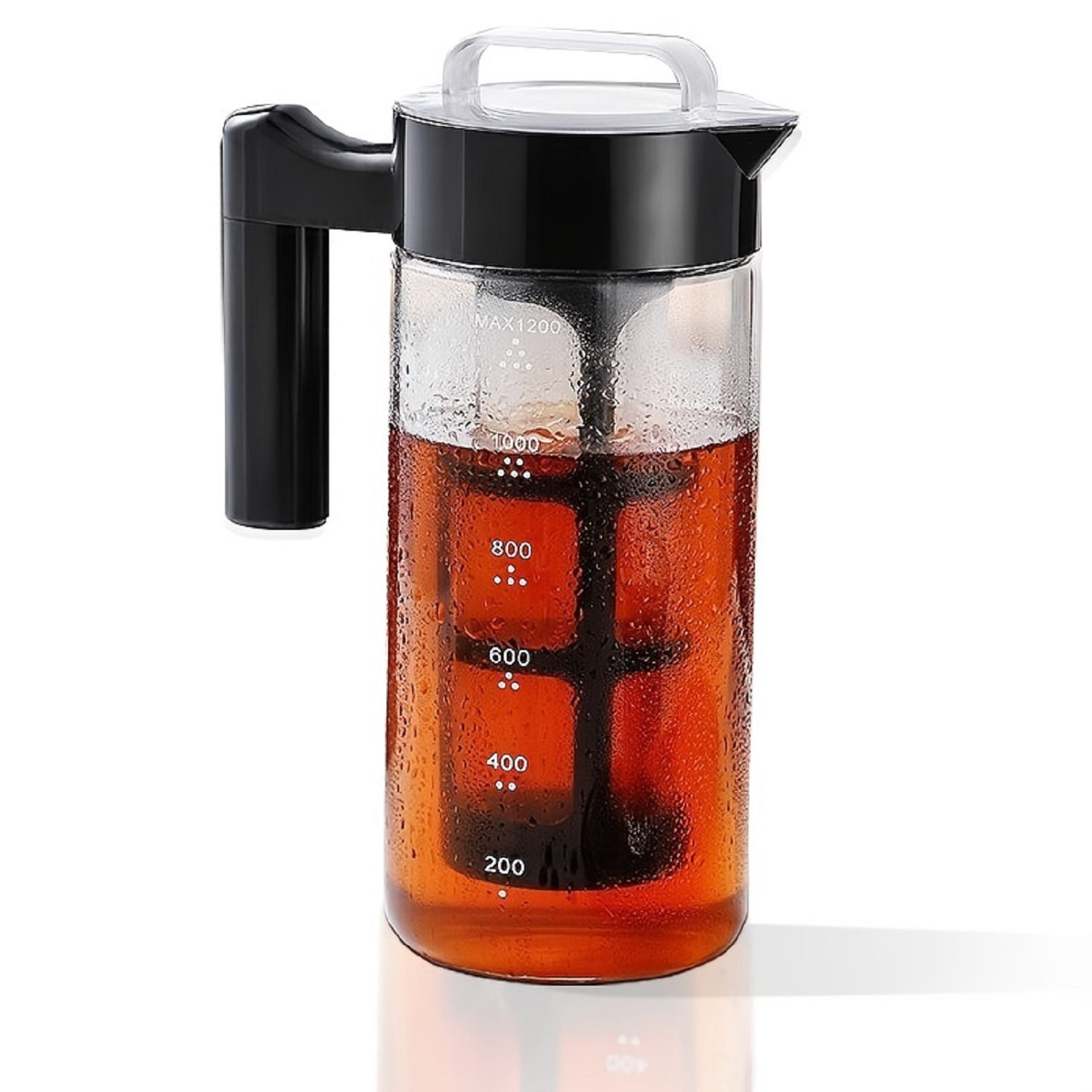 1pc Cold Brew Coffee Maker & Tea Brewing Glass Carafe Set For Home, With  Dripper And Filter, Iced Coffee Pot