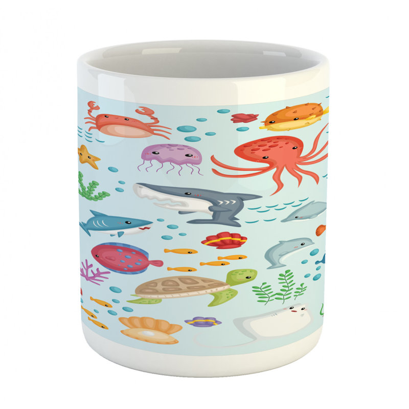 Grande tasse à café marine