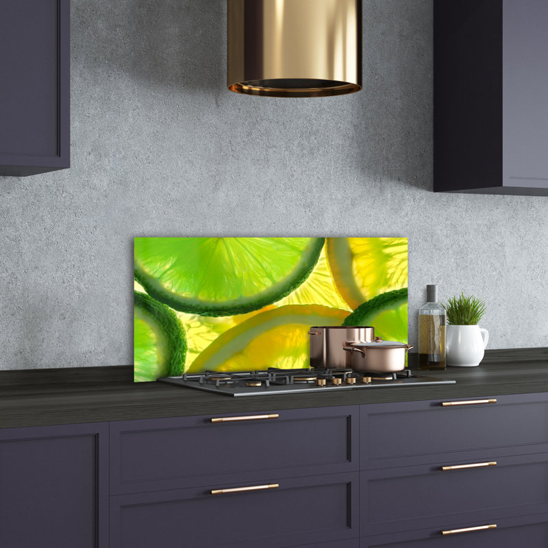 50cm W x 100cm L Glass Peel and Stick Panel