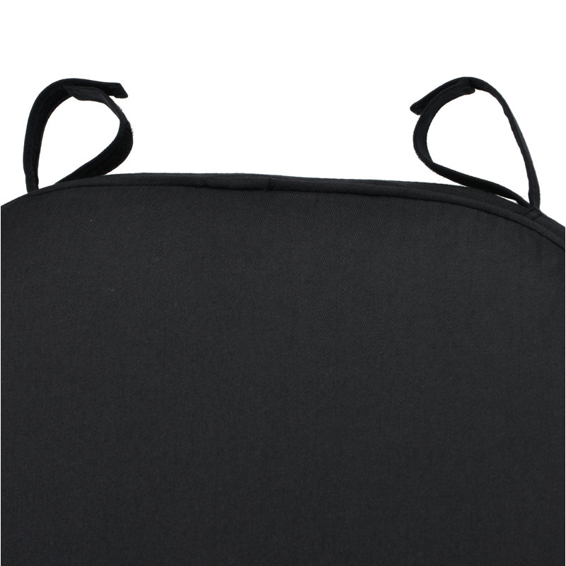 Coussin de chaise Cliffland, Noir