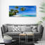 Tropical Beach - Wrapped Canvas Print