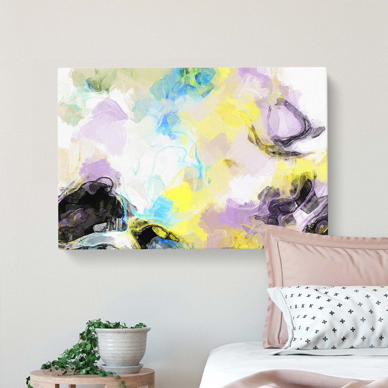 Feel The Rhythm In Abstract - Wrapped Canvas Painting, 50cm H x 76cm W x 3cm D