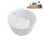 Baignoire de trempage autoportante 43 "avec drain et plateau en bambou Streamline-97619587