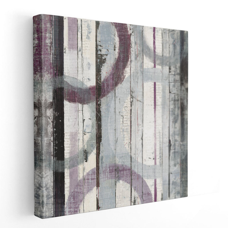 Plum Zephyr I - reproduction d'art sur toile, H 40 po x l 40 po