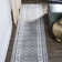 Tapis gris / crème Devyn